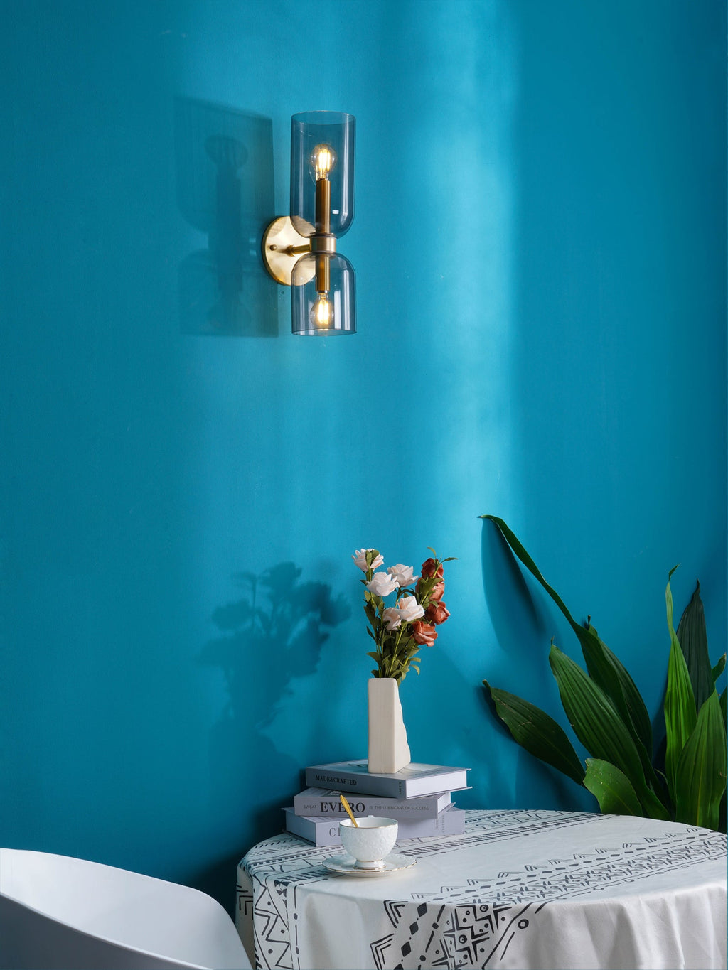 VANDERBILT ARTISANAL GLASS WALL SCONCE