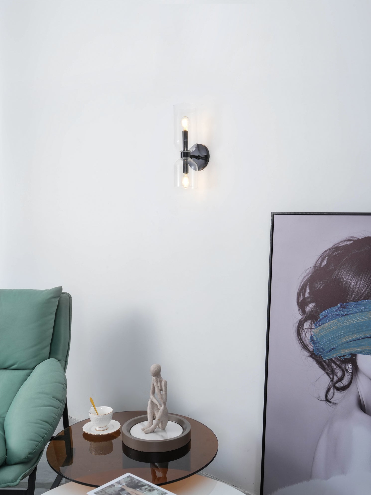 VANDERBILT ARTISANAL GLASS WALL SCONCE