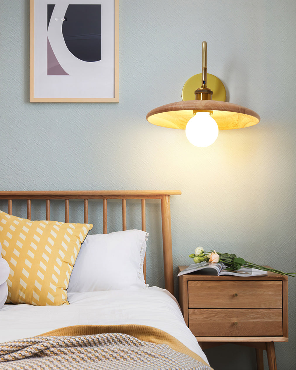 FENWICK VINTAGE BRASS WALL SCONCE