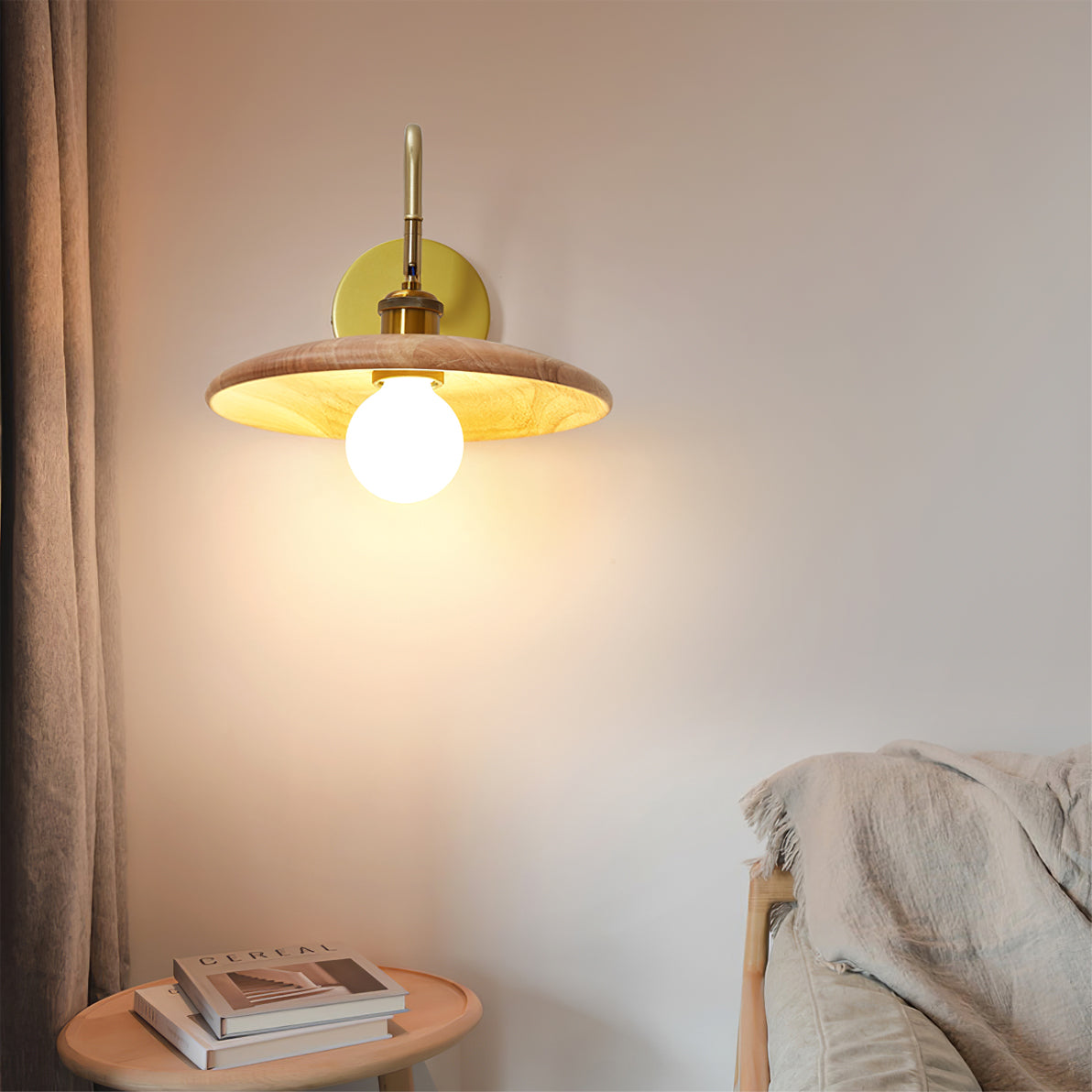 FENWICK VINTAGE BRASS WALL SCONCE