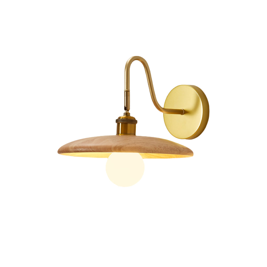 FENWICK VINTAGE BRASS WALL SCONCE