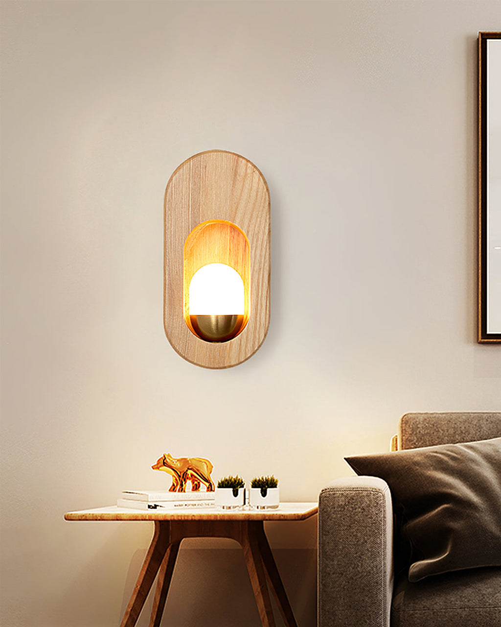 WINTHROP EGG-SHAPED WALL SCONCE