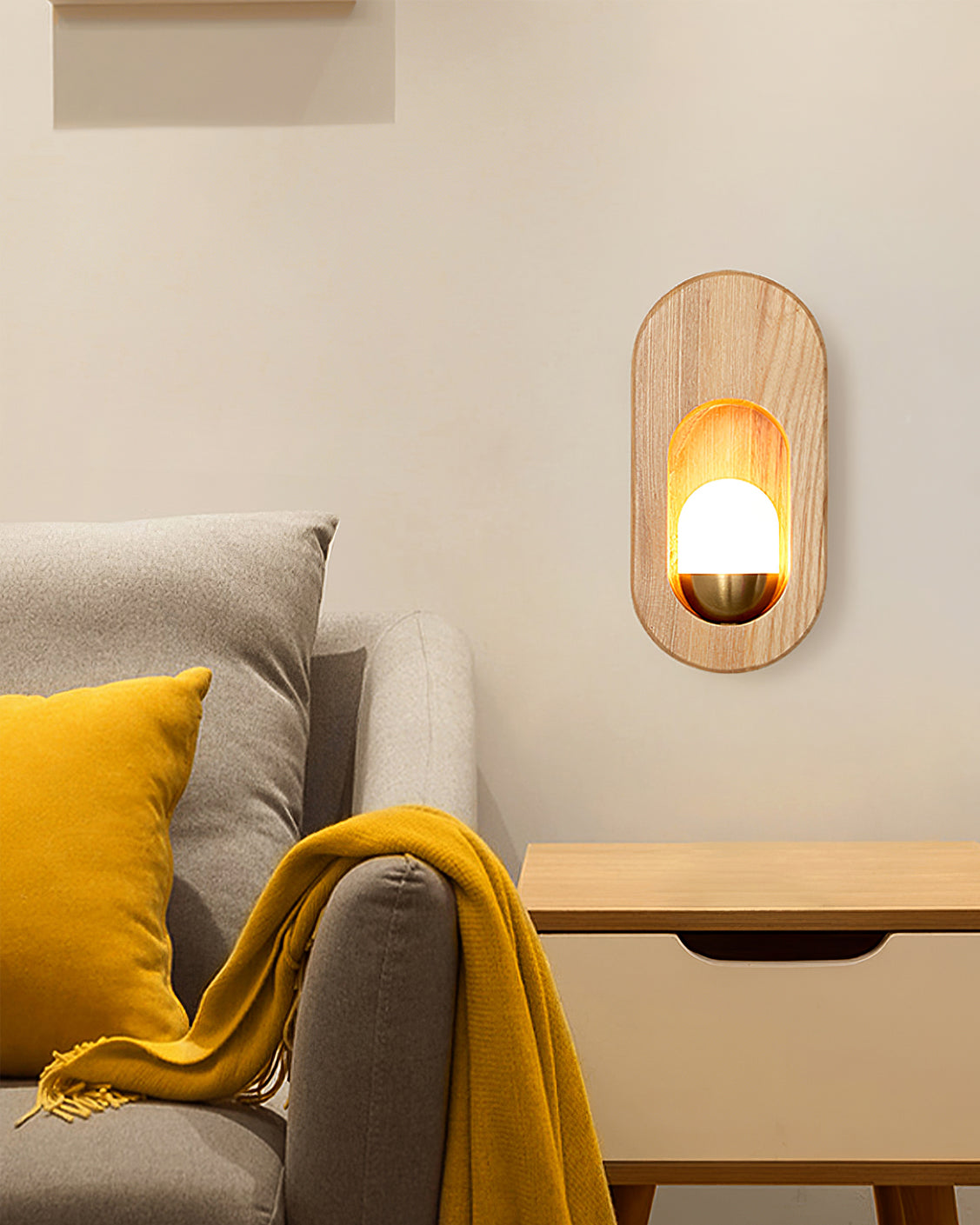 WINTHROP EGG-SHAPED WALL SCONCE