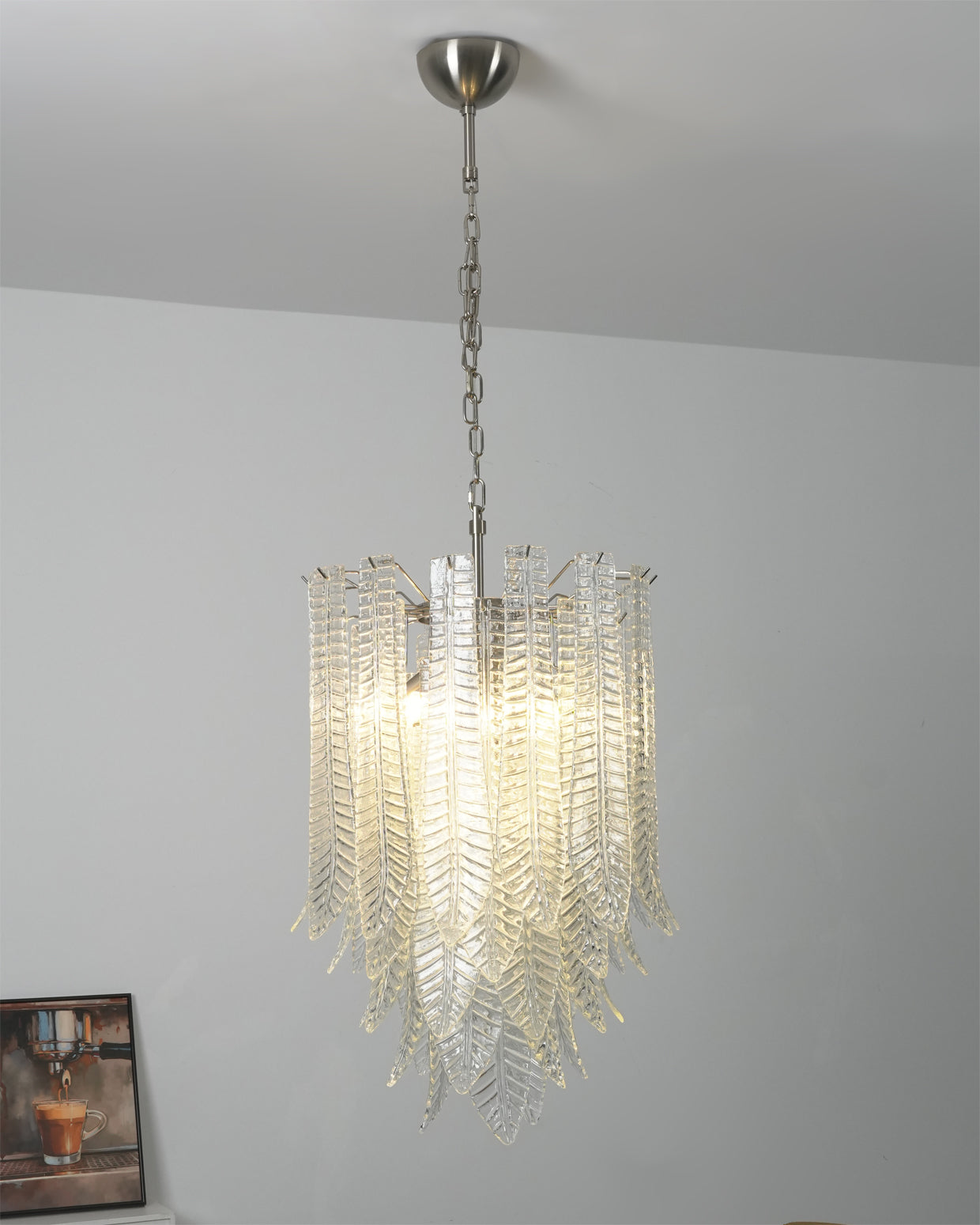 VANDERBILT CRYSTAL GLOBE CHANDELIER