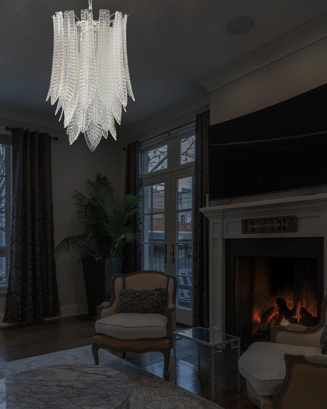 VANDERBILT CRYSTAL GLOBE CHANDELIER