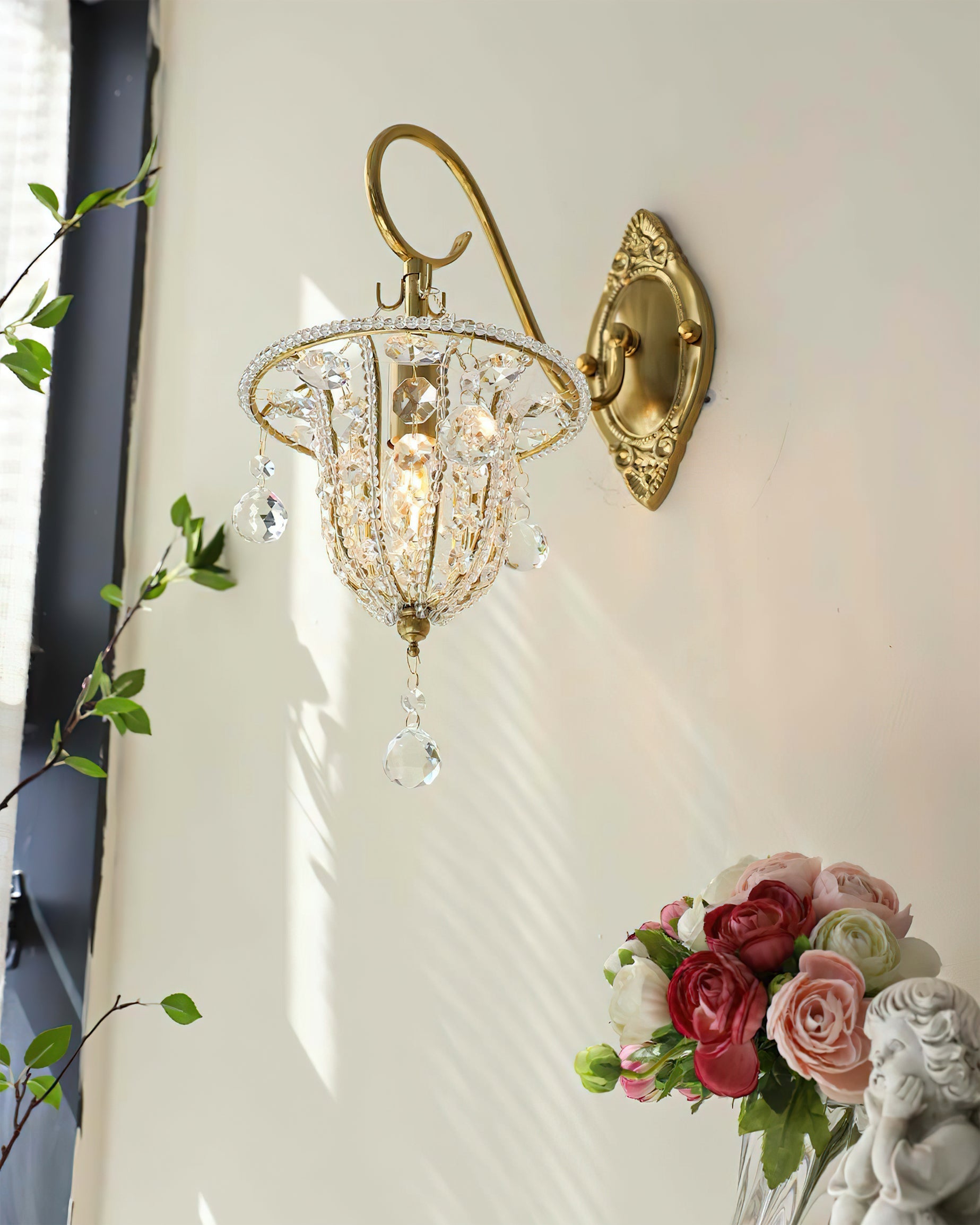 Ravenswood Antique Brass Wall Sconce
