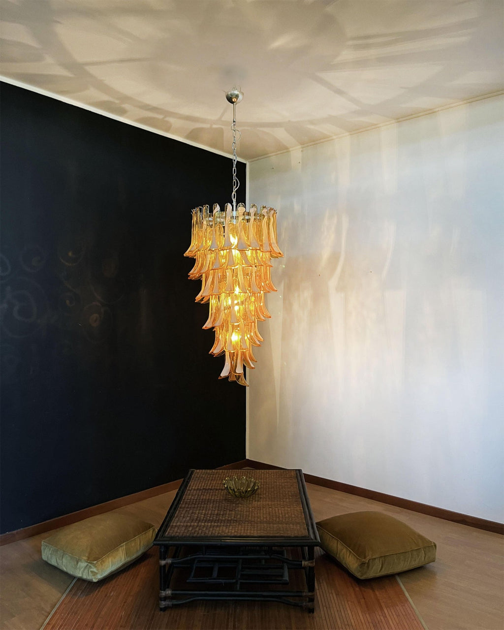 Vespera Flora Crystal Suspension Light
