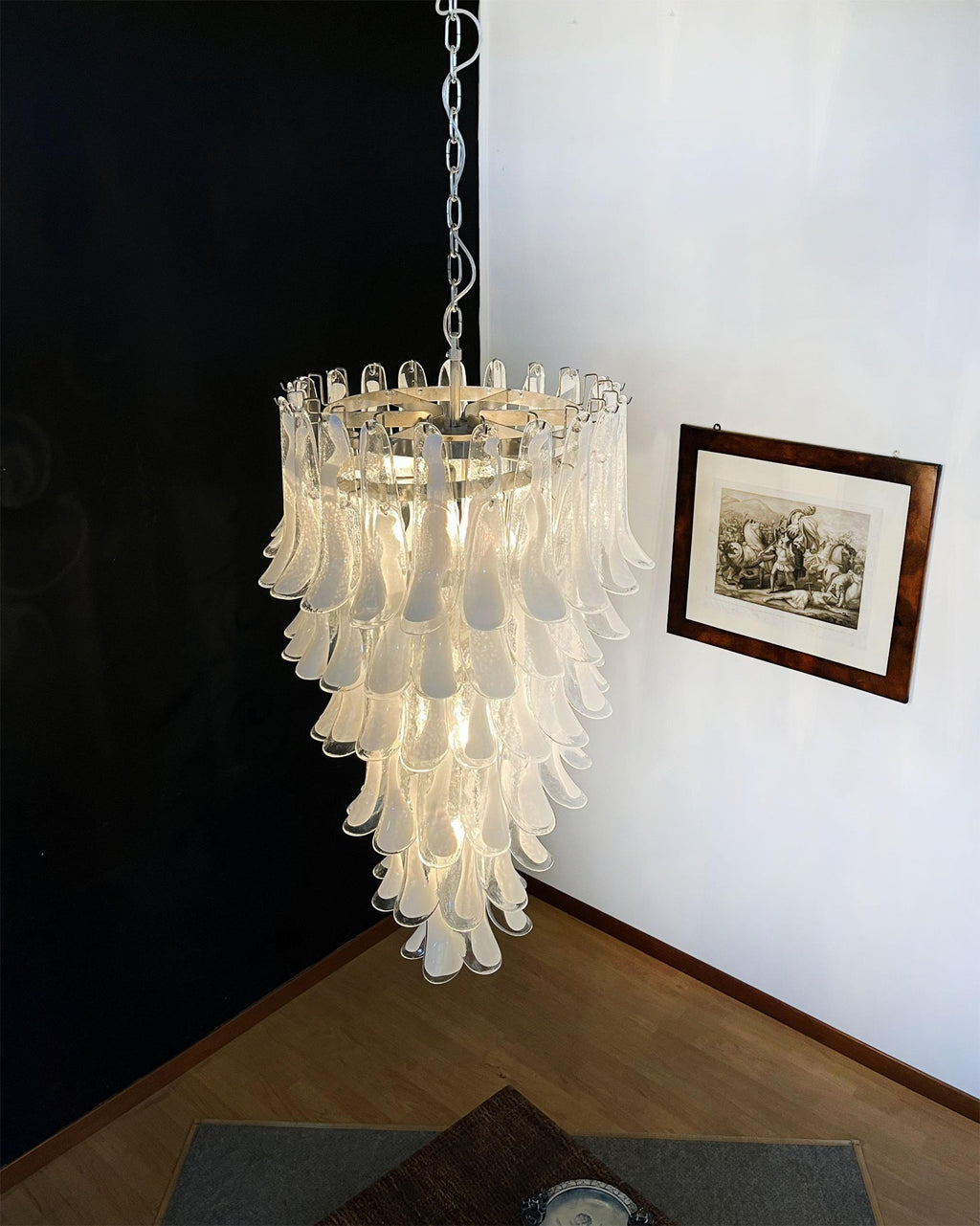 Vespera Flora Crystal Suspension Light