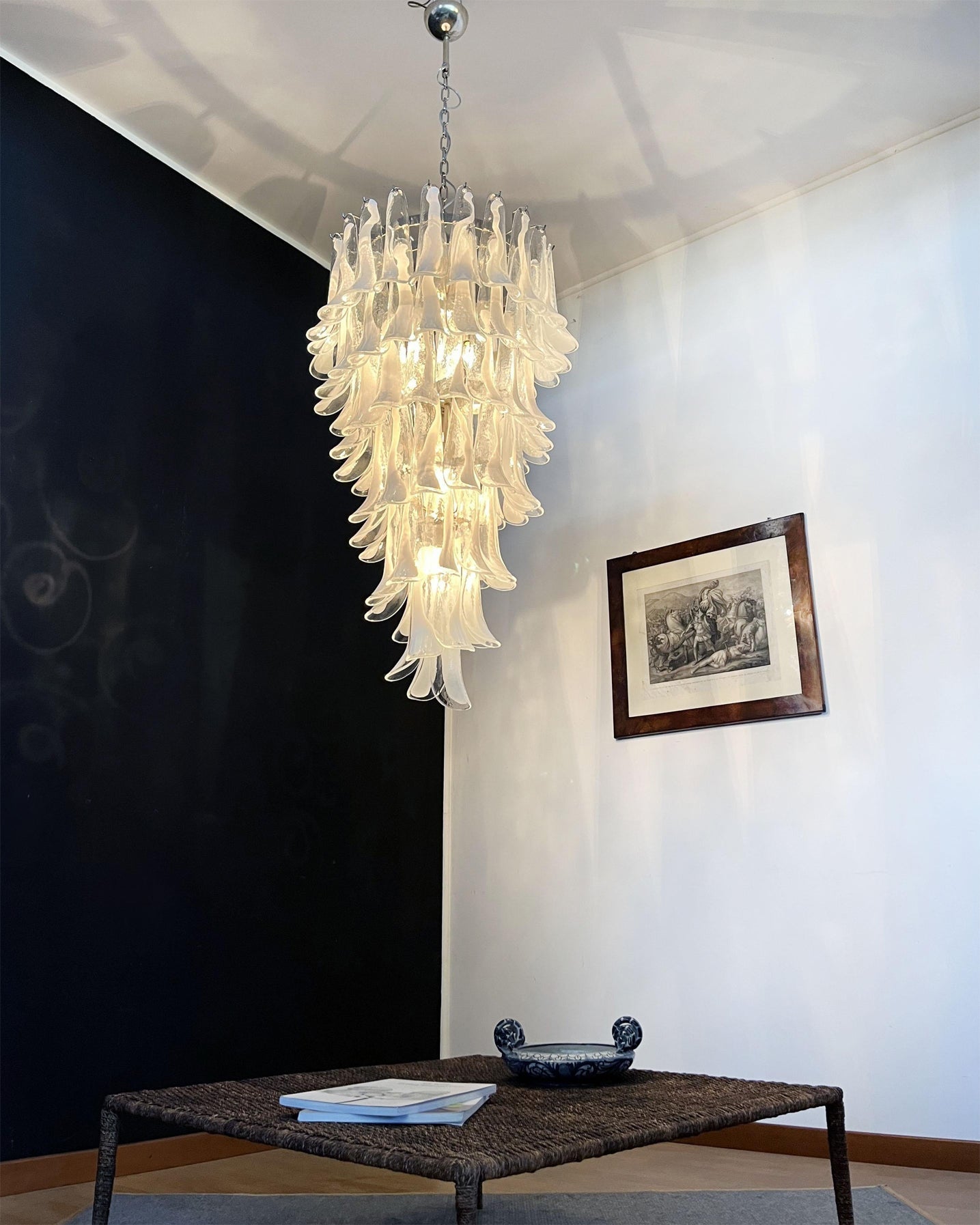 Vespera Flora Crystal Suspension Light