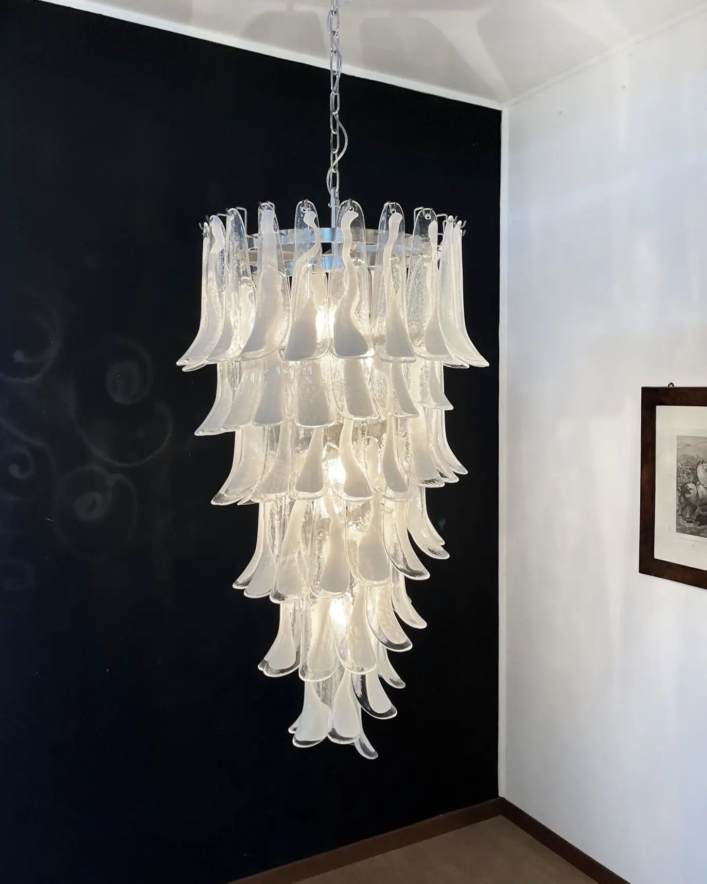 Vespera Flora Crystal Suspension Light