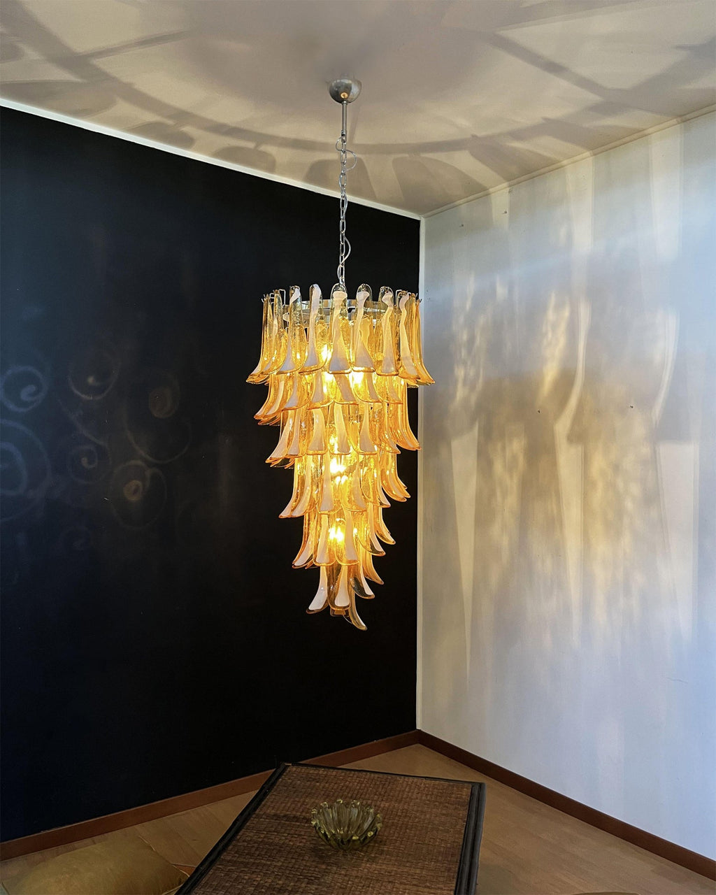 Vespera Flora Crystal Suspension Light