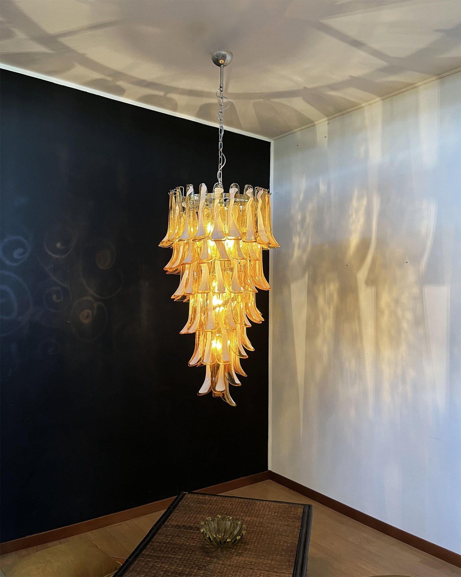 Vespera Flora Crystal Suspension Light
