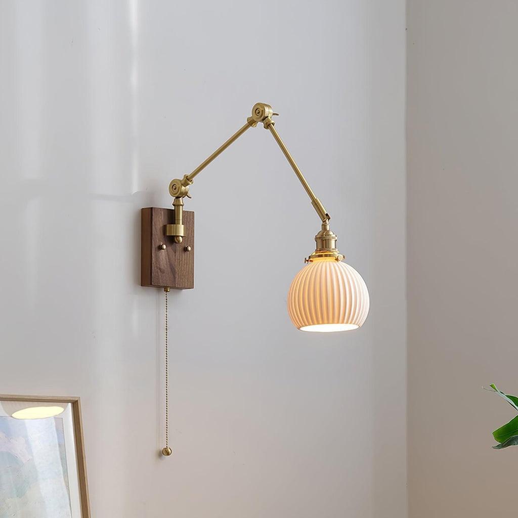 RAVENSCROFT ADJUSTABLE SWINGING WALL SCONCE