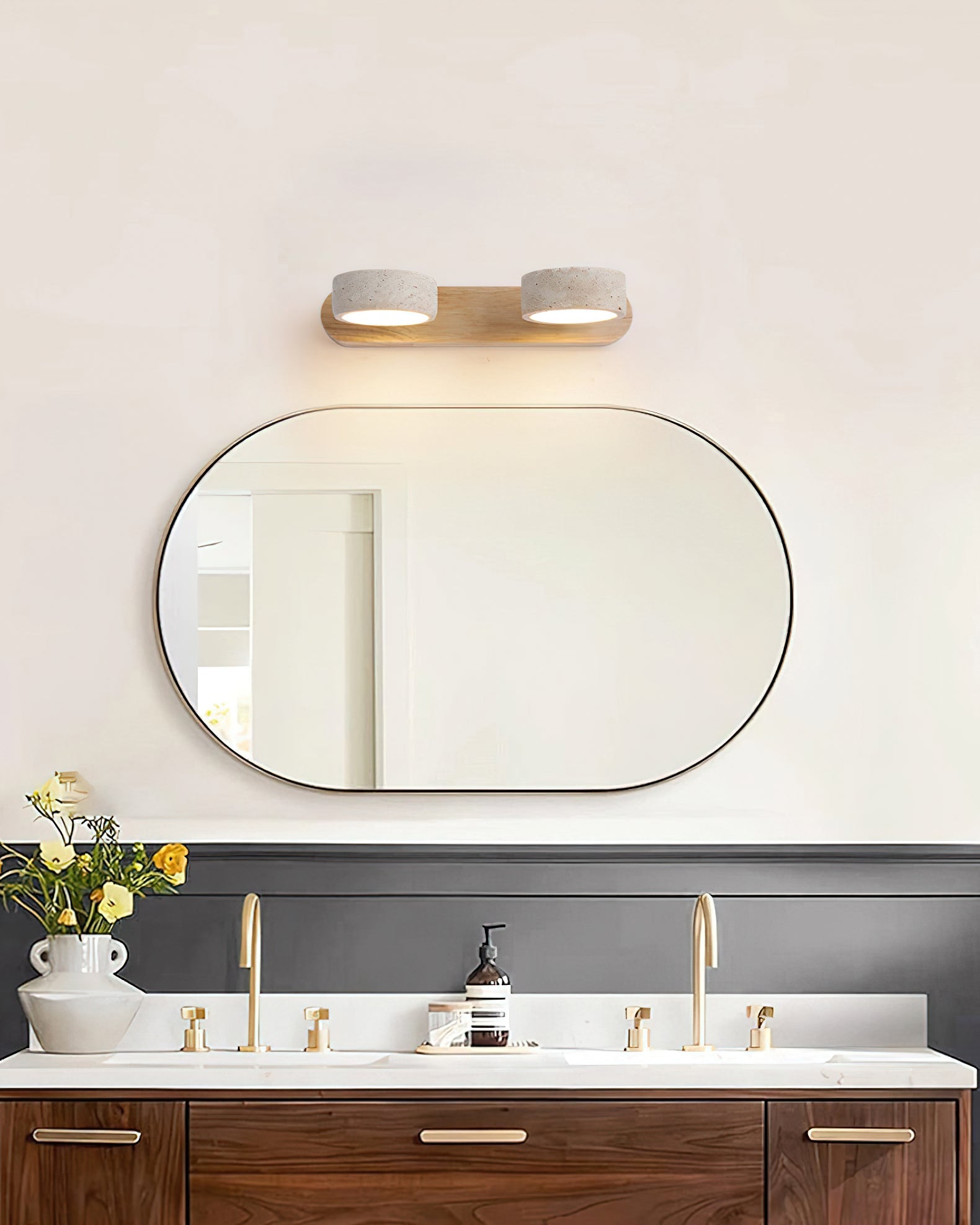 FENWICK TRAVERTINE WALL SCONCE