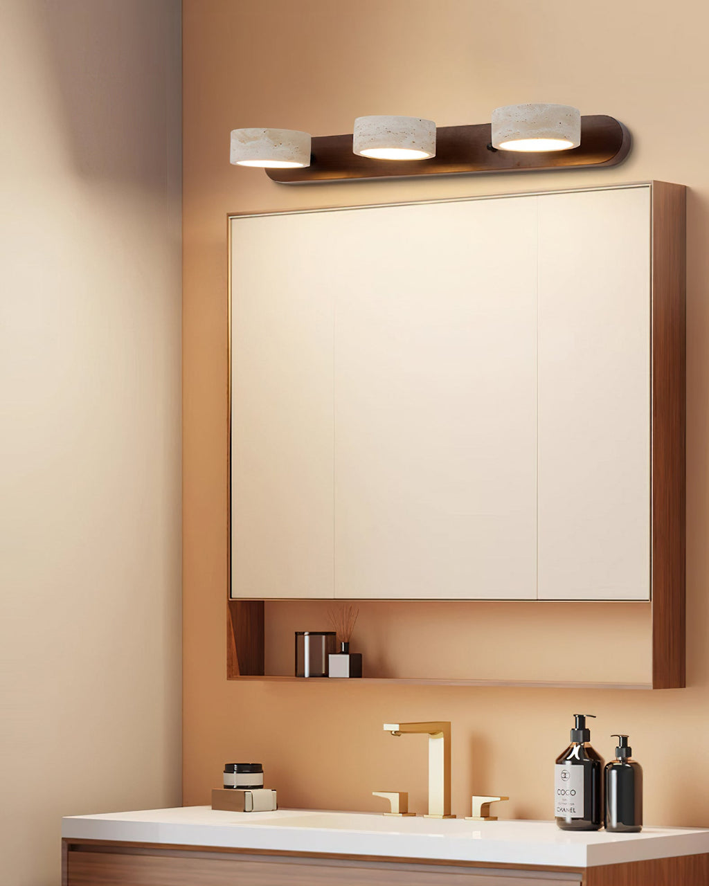 FENWICK TRAVERTINE WALL SCONCE