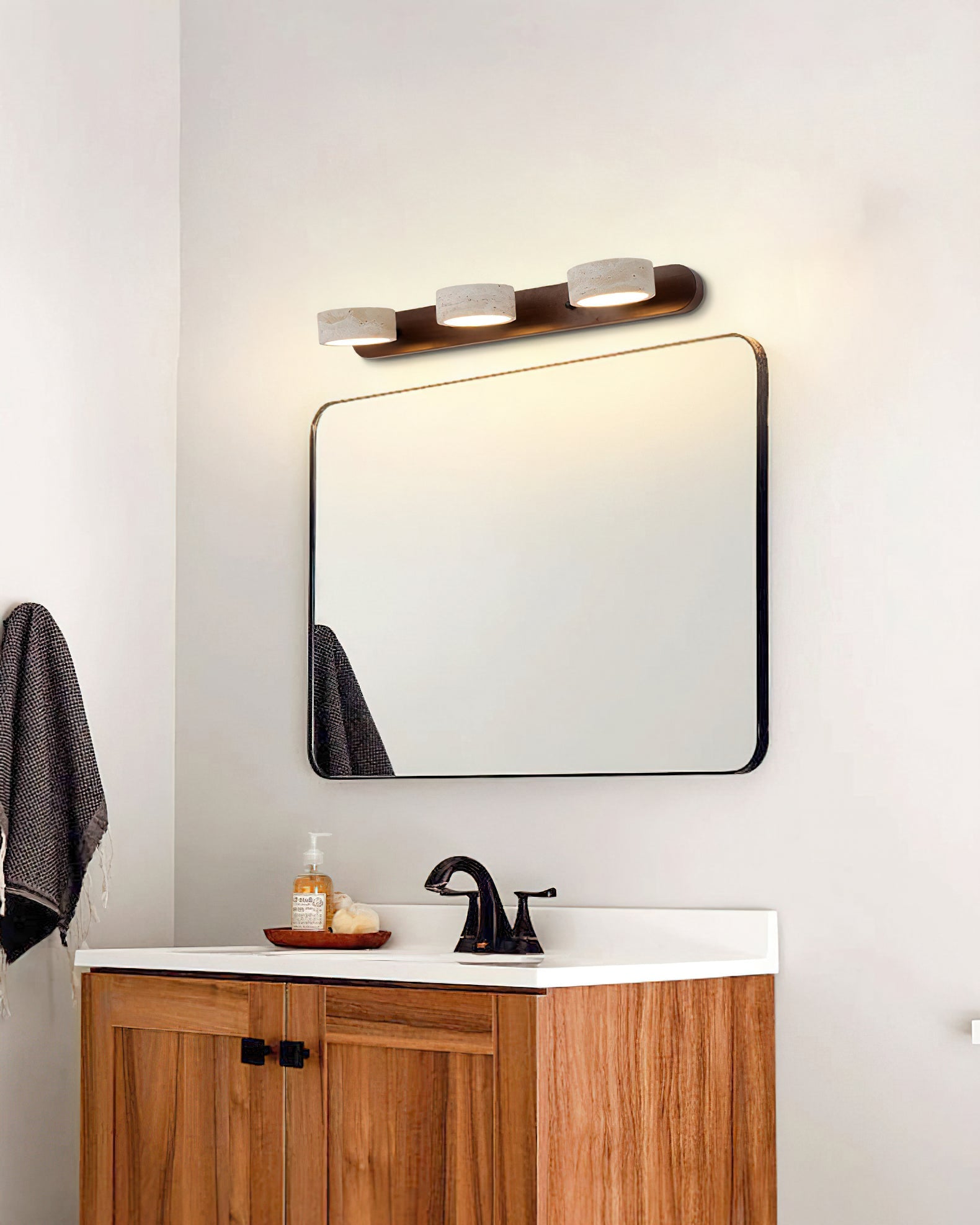 FENWICK TRAVERTINE WALL SCONCE