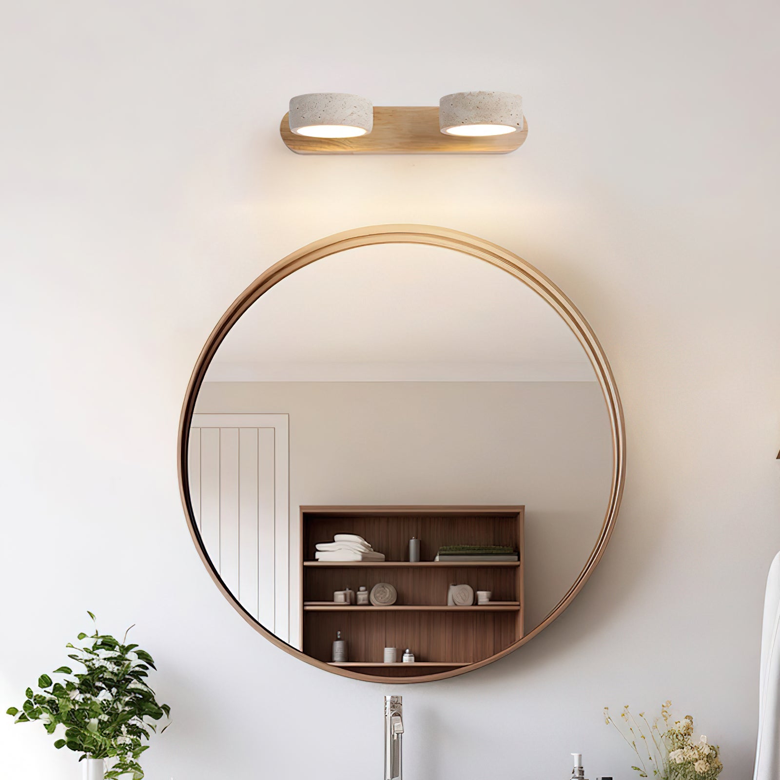 FENWICK TRAVERTINE WALL SCONCE