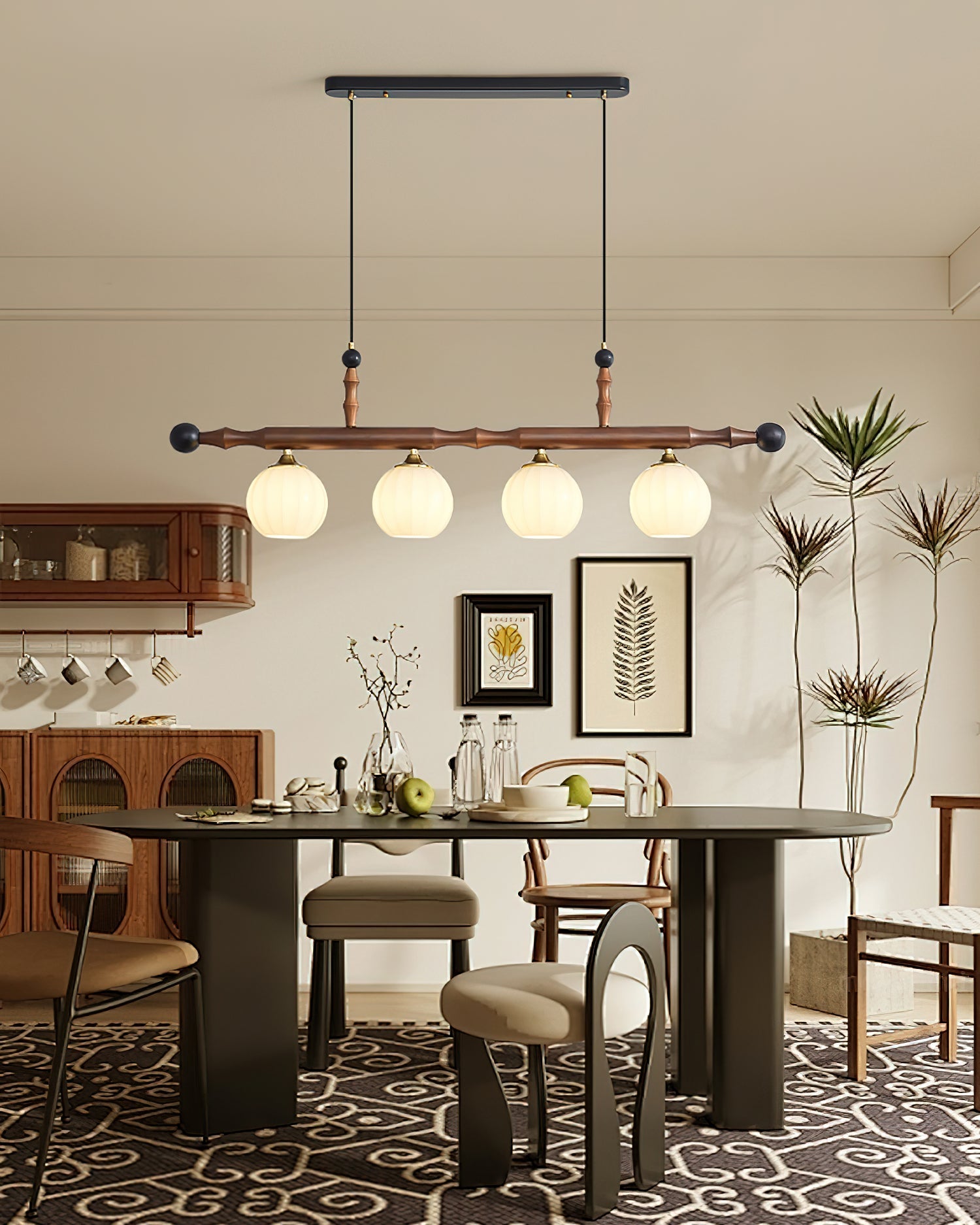 WINDSOR WOODEN CANOPY CHANDELIER