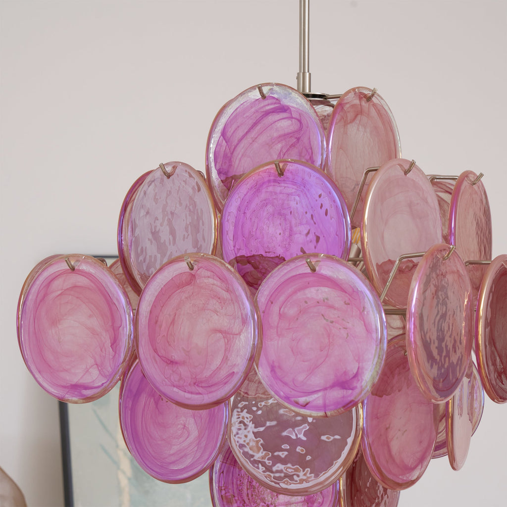 FLORENCE ROSE DISK MURANO CEILING LANTERN