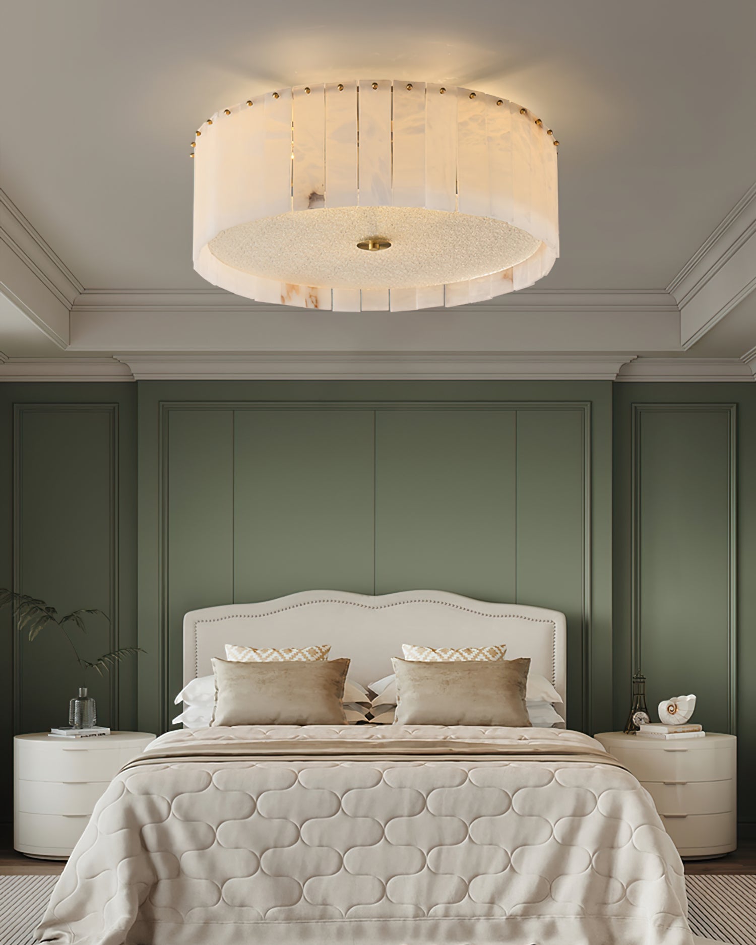 Thistledown Opaline Pendant Luminaire