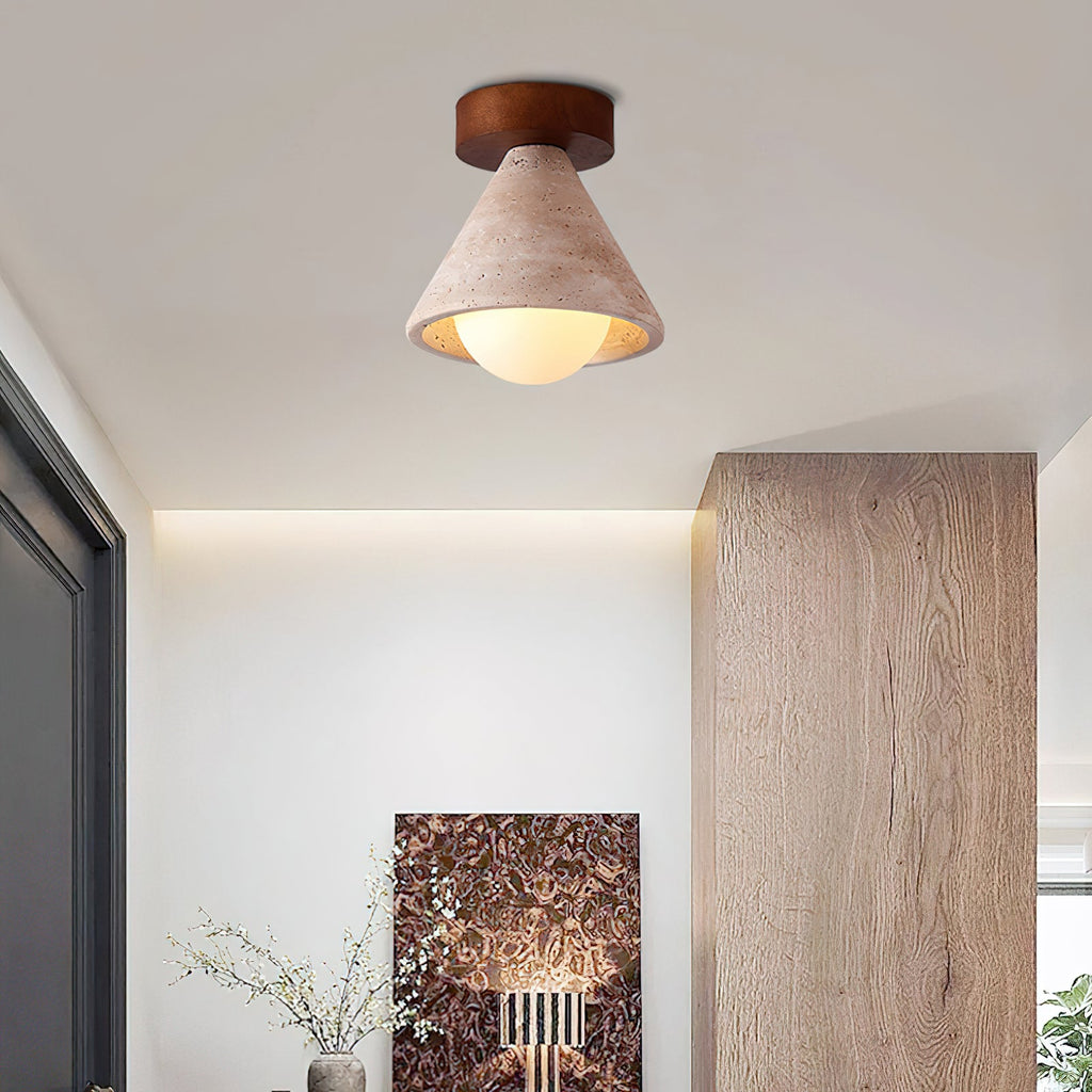RAVENWOOD RUSTIC IRON CEILING LANTERN