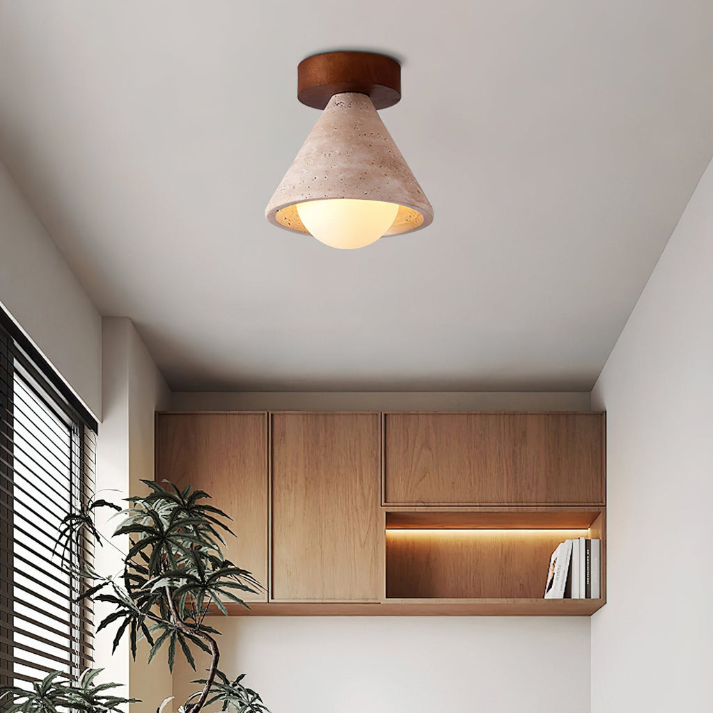 RAVENWOOD RUSTIC IRON CEILING LANTERN