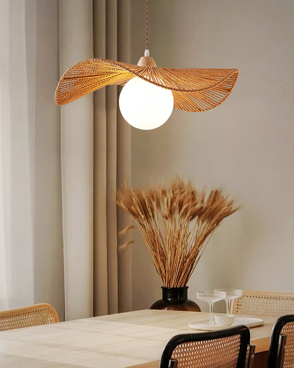 RAVENHURST TWISTED ROPE HANGING LANTERN