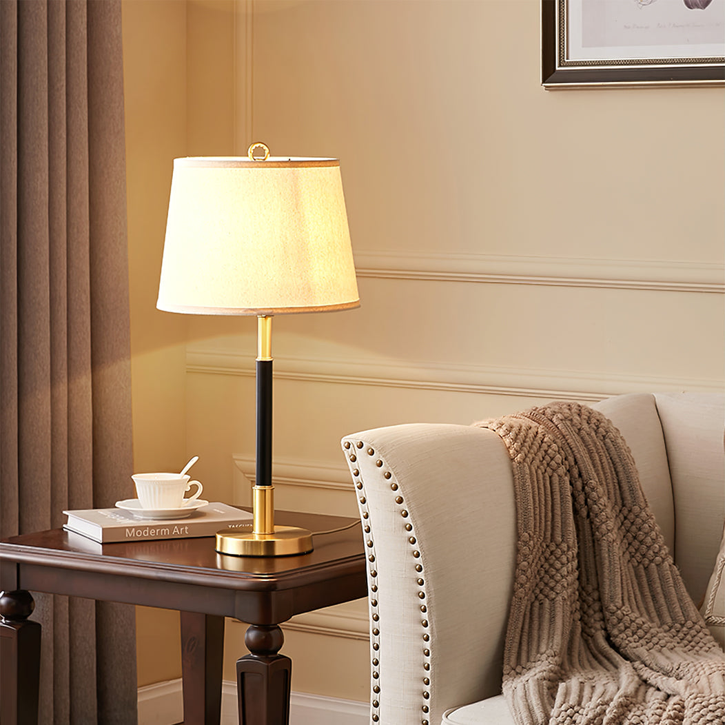 WINTHROP VINTAGE BRASS LANTERN TABLE LIGHT