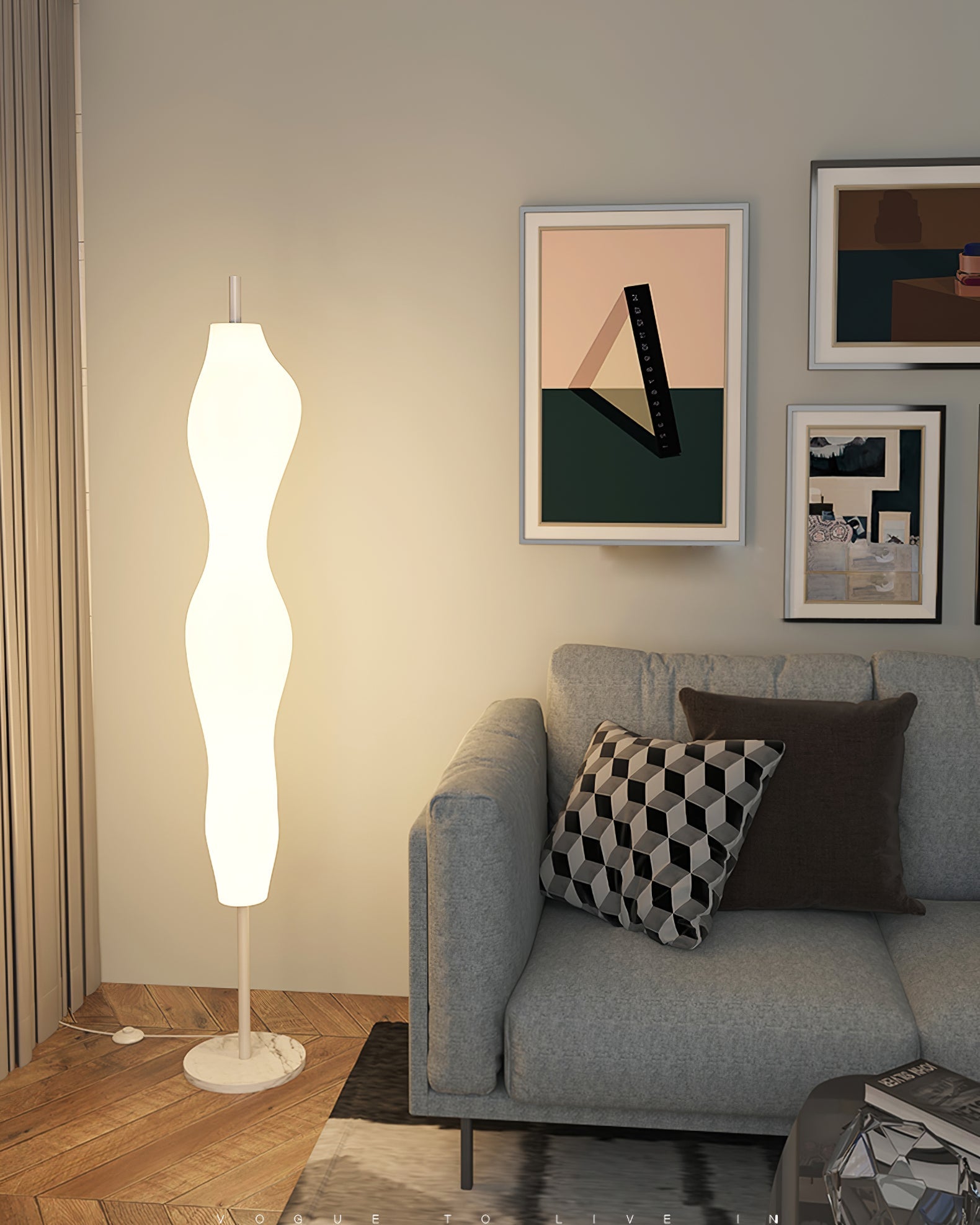 RAVENHALL ARTISANAL TAPERED LAMP