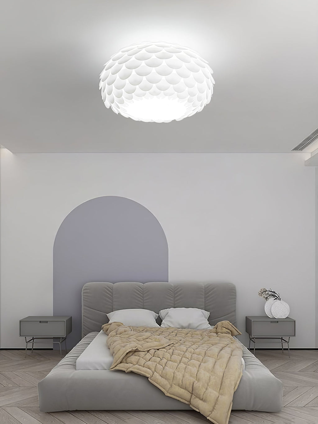 WINDSOR HALL GLOWING ORB CEILING LIGHT