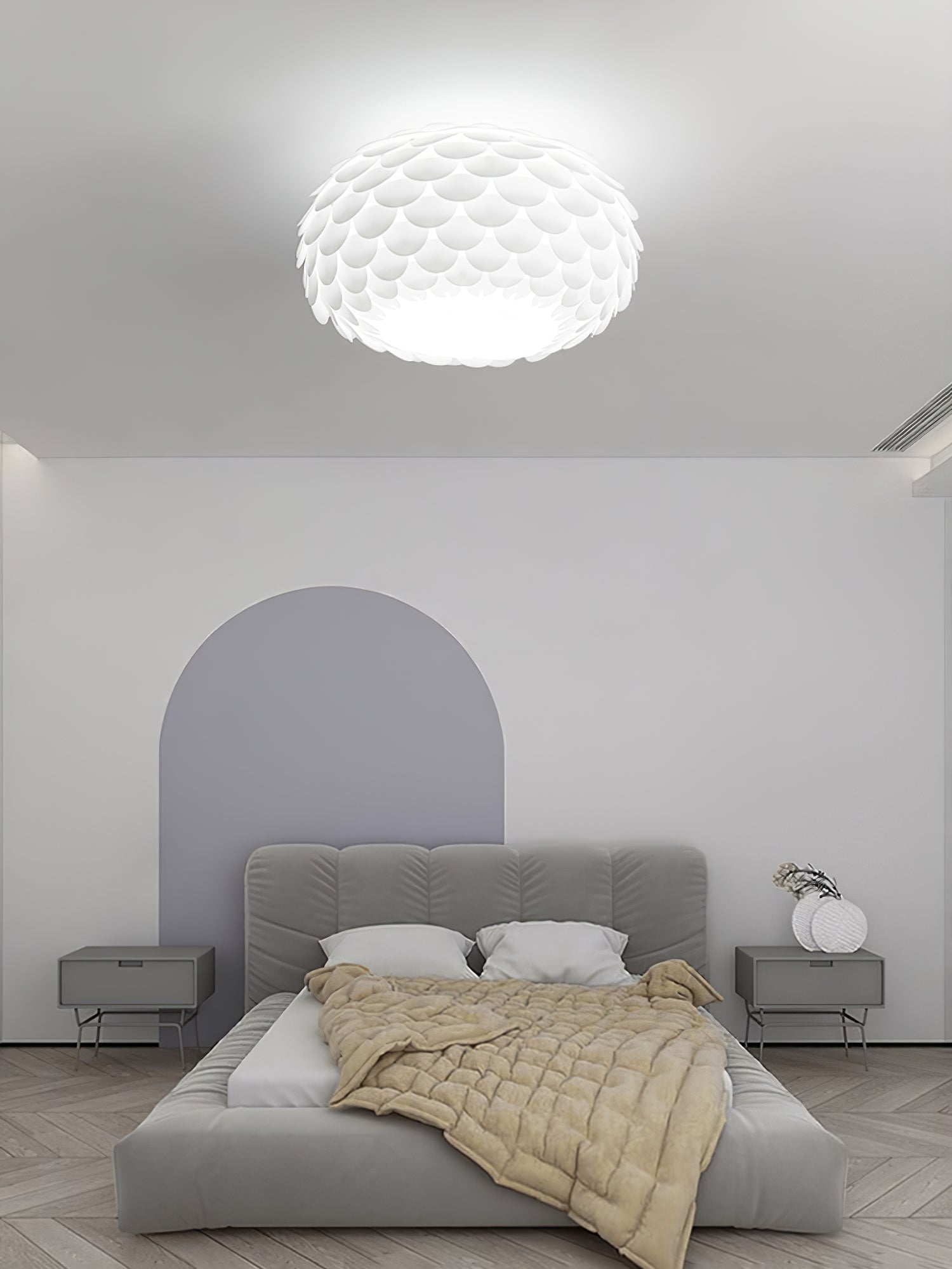 WINDSOR HALL GLOWING ORB CEILING LIGHT