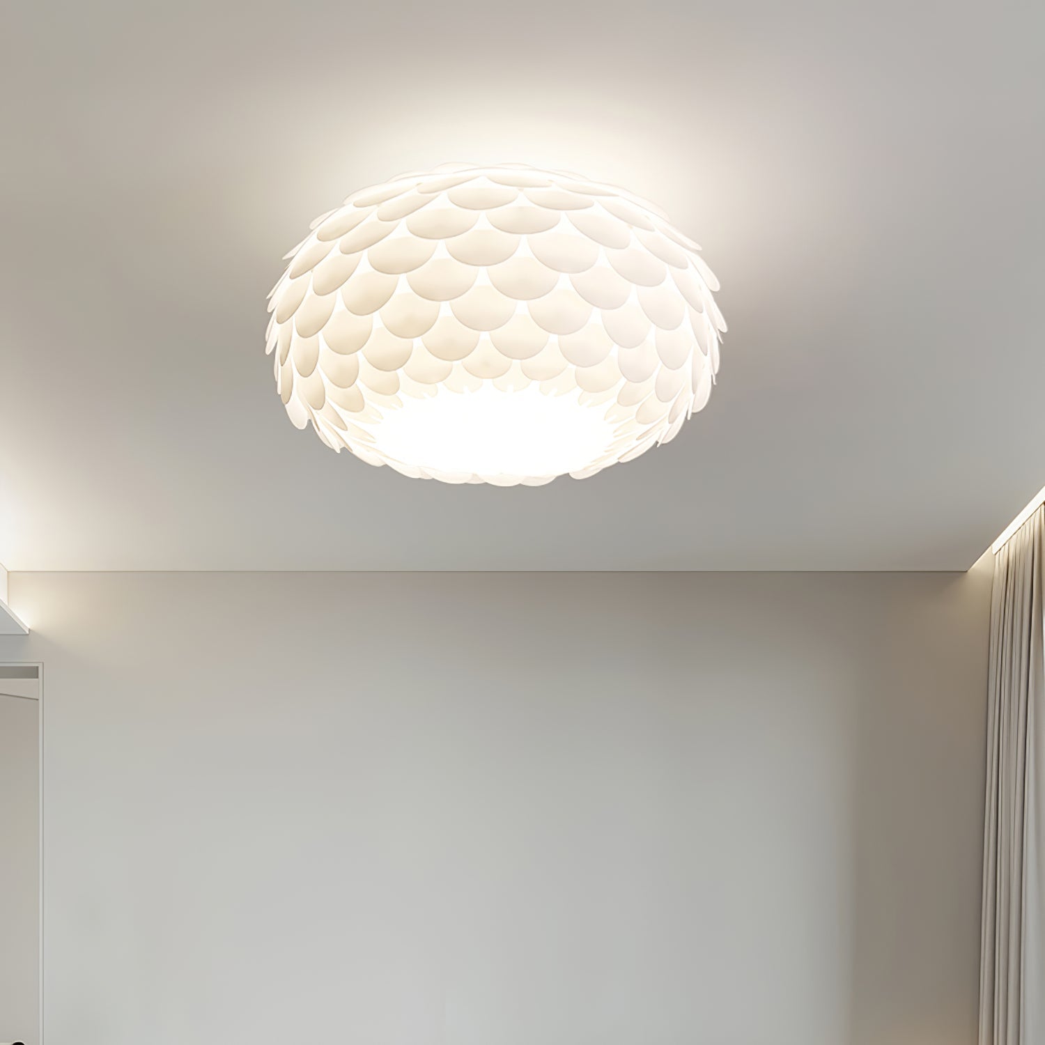 WINDSOR HALL GLOWING ORB CEILING LIGHT