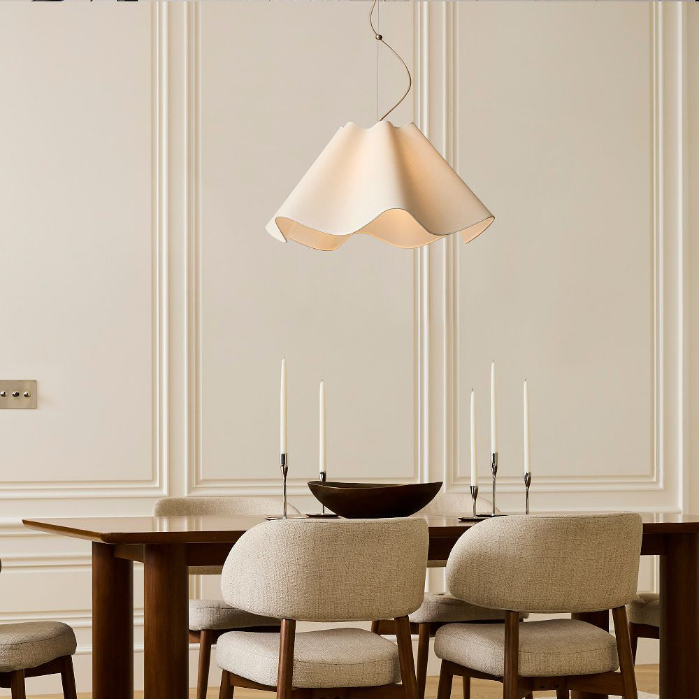 BOSTONIAN LINEN HANGING LANTERN