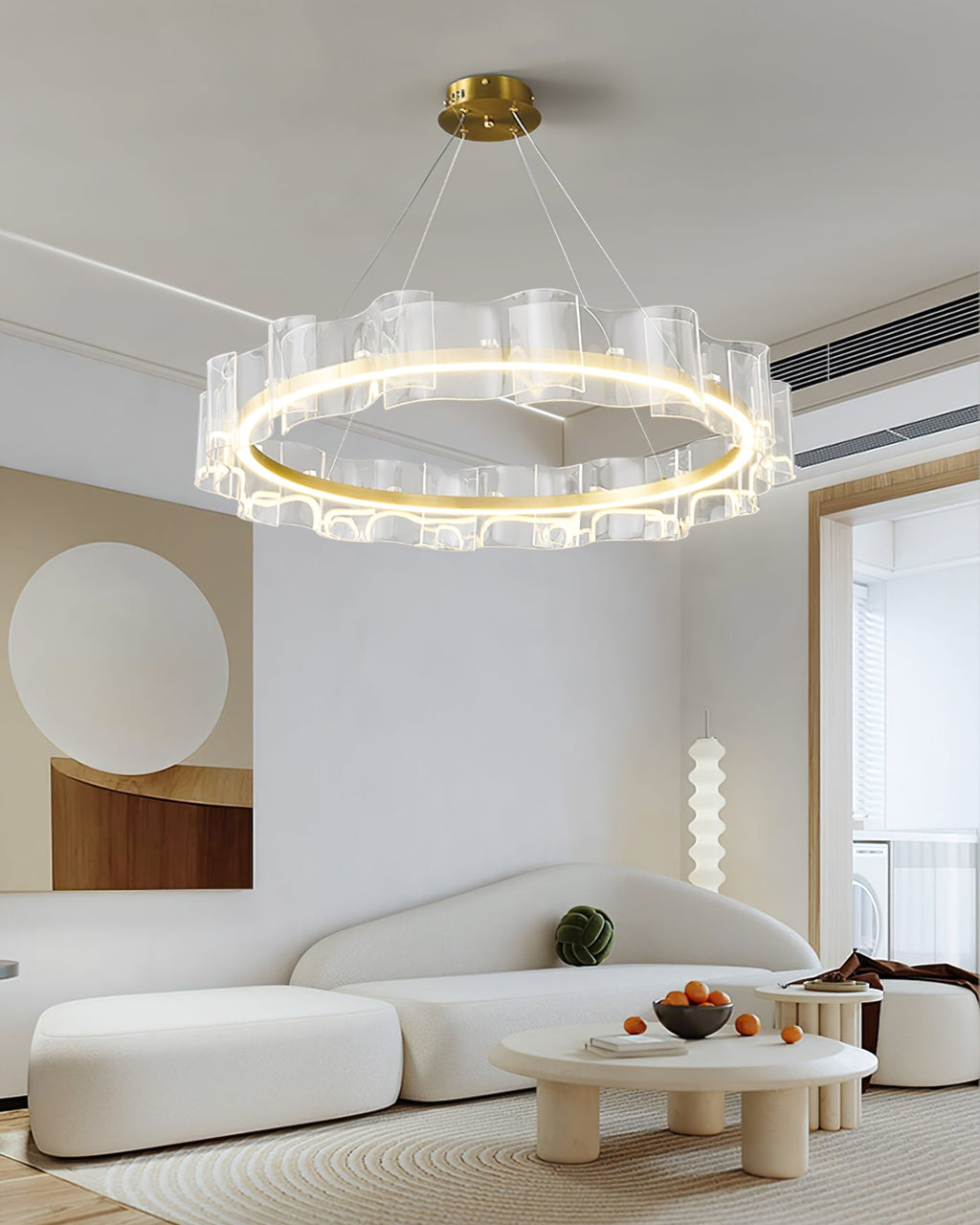 WINDSOR CRYSTAL TEARDROP CEILING LIGHT