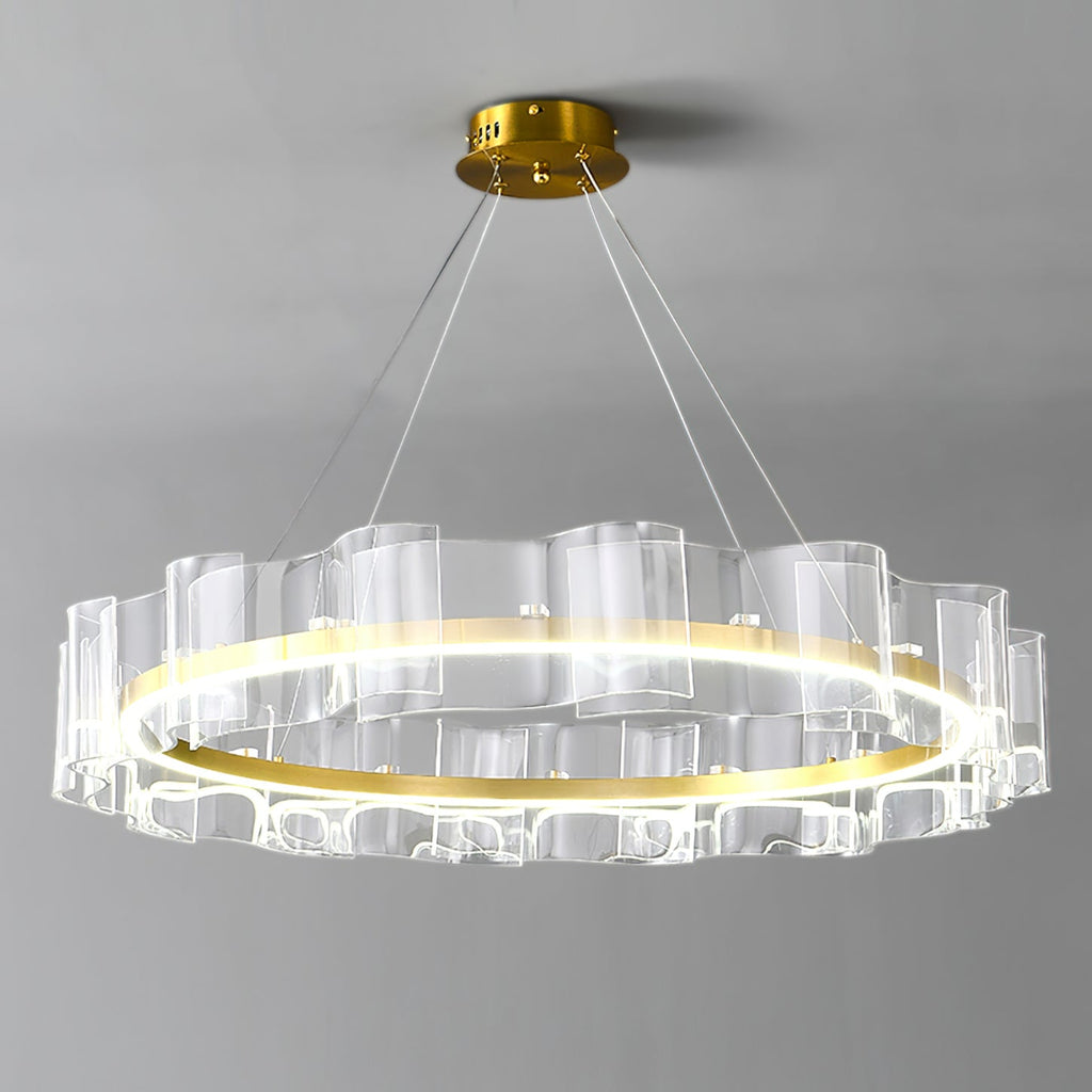 WINDSOR CRYSTAL TEARDROP CEILING LIGHT