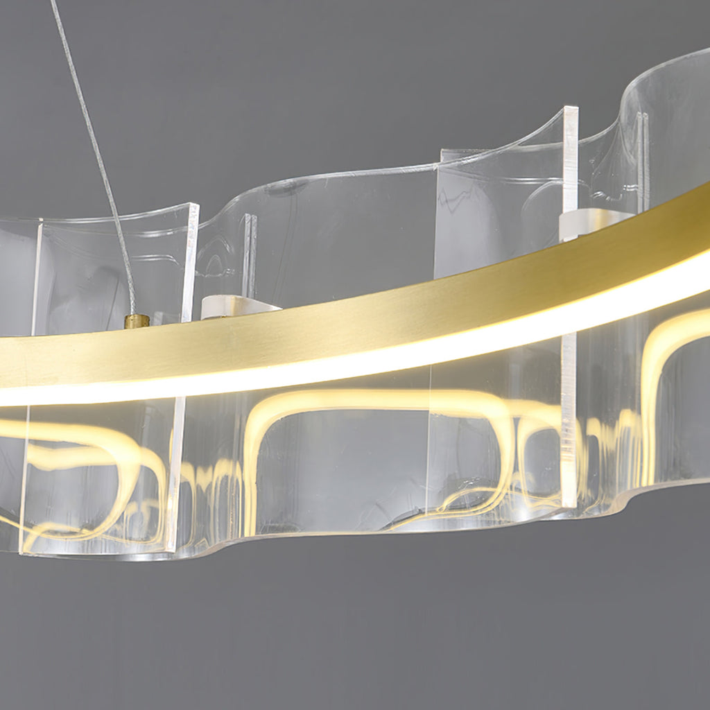WINDSOR CRYSTAL TEARDROP CEILING LIGHT