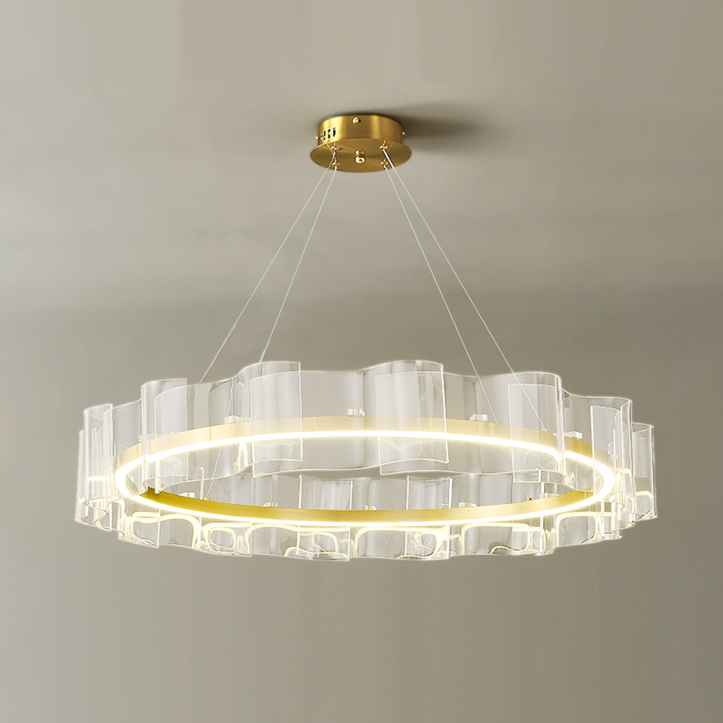 WINDSOR CRYSTAL TEARDROP CEILING LIGHT