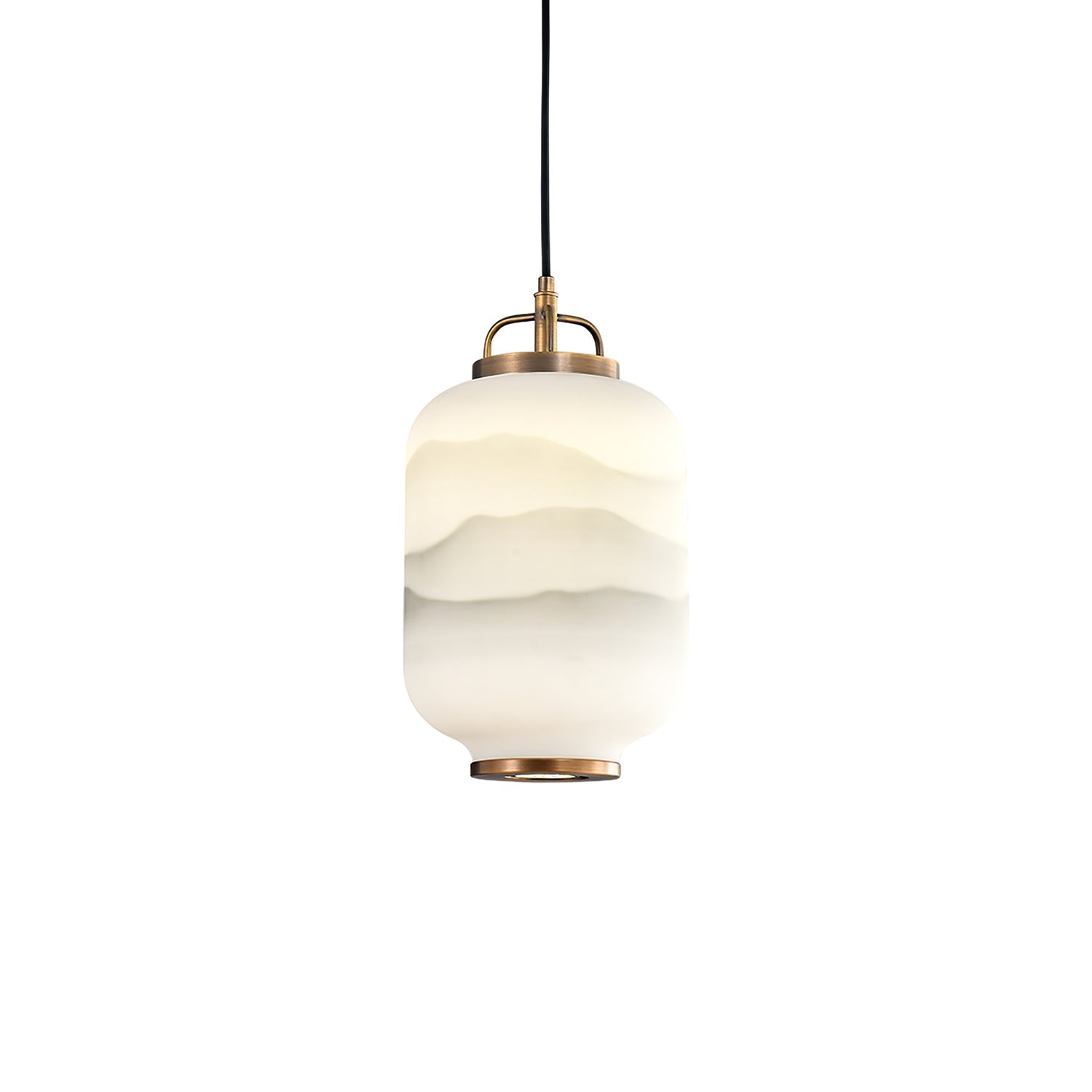 CHARLESTON HEIGHTS MINIATURE GLASS HANGING LANTERN