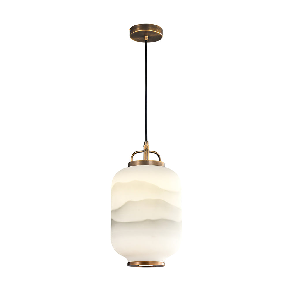 CHARLESTON HEIGHTS MINIATURE GLASS HANGING LANTERN