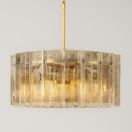 VERDIAN SMOKED CRYSTAL CEILING LANTERN