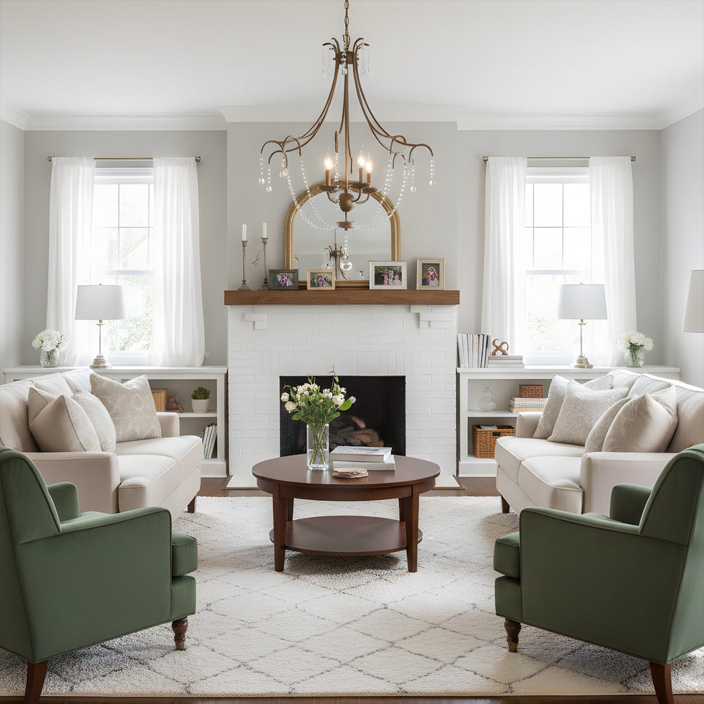 WINTHROP CRYSTAL LANTERN CHANDELIER