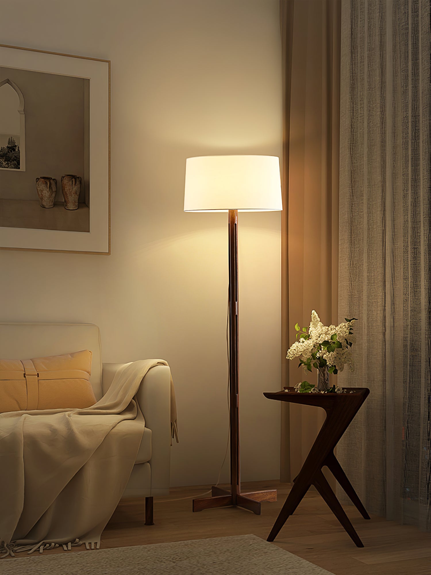 WINTERBOURNE TAPERED SHADOW LAMP