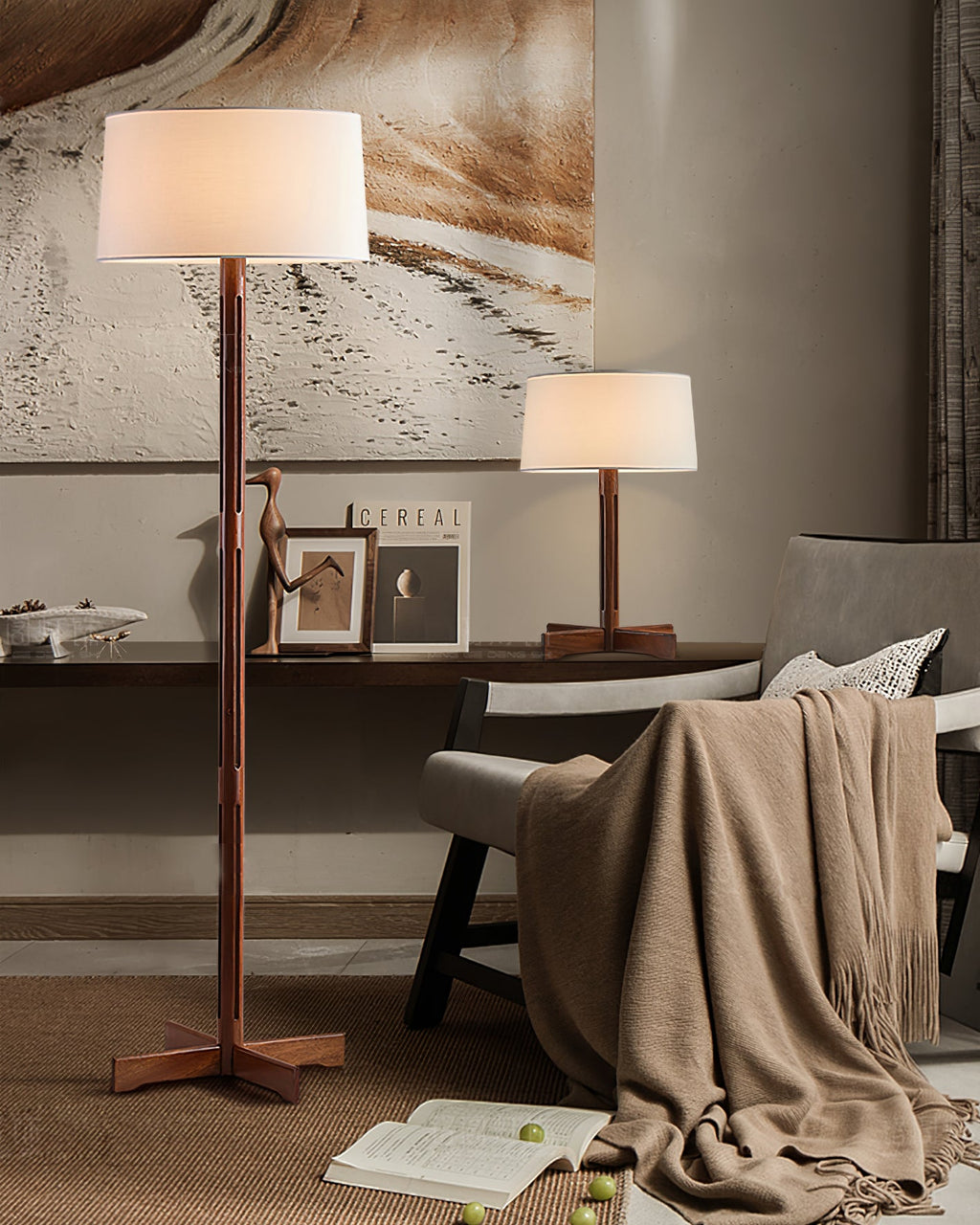 WINTERBOURNE TAPERED SHADOW LAMP