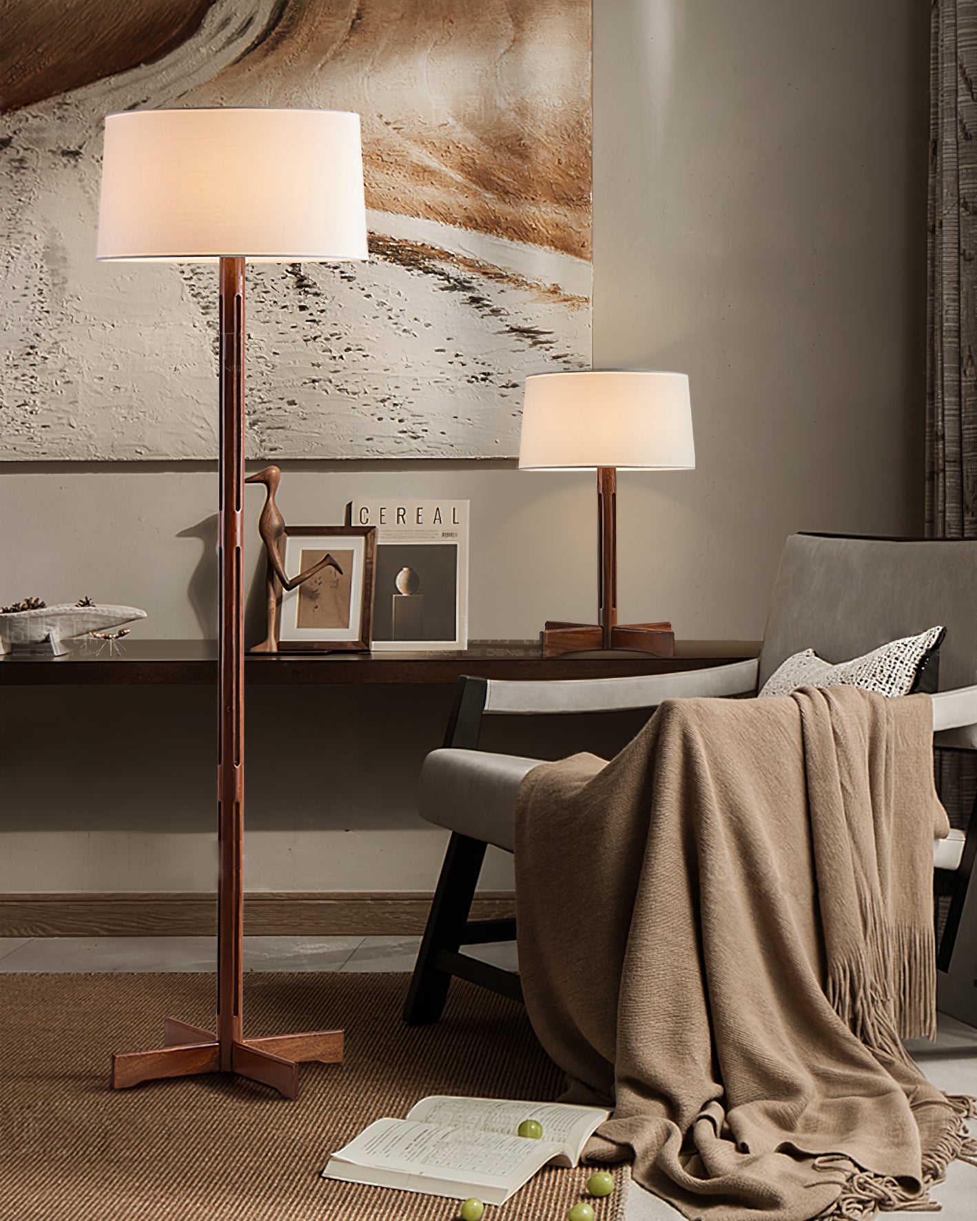 WINTERBOURNE TAPERED SHADOW LAMP