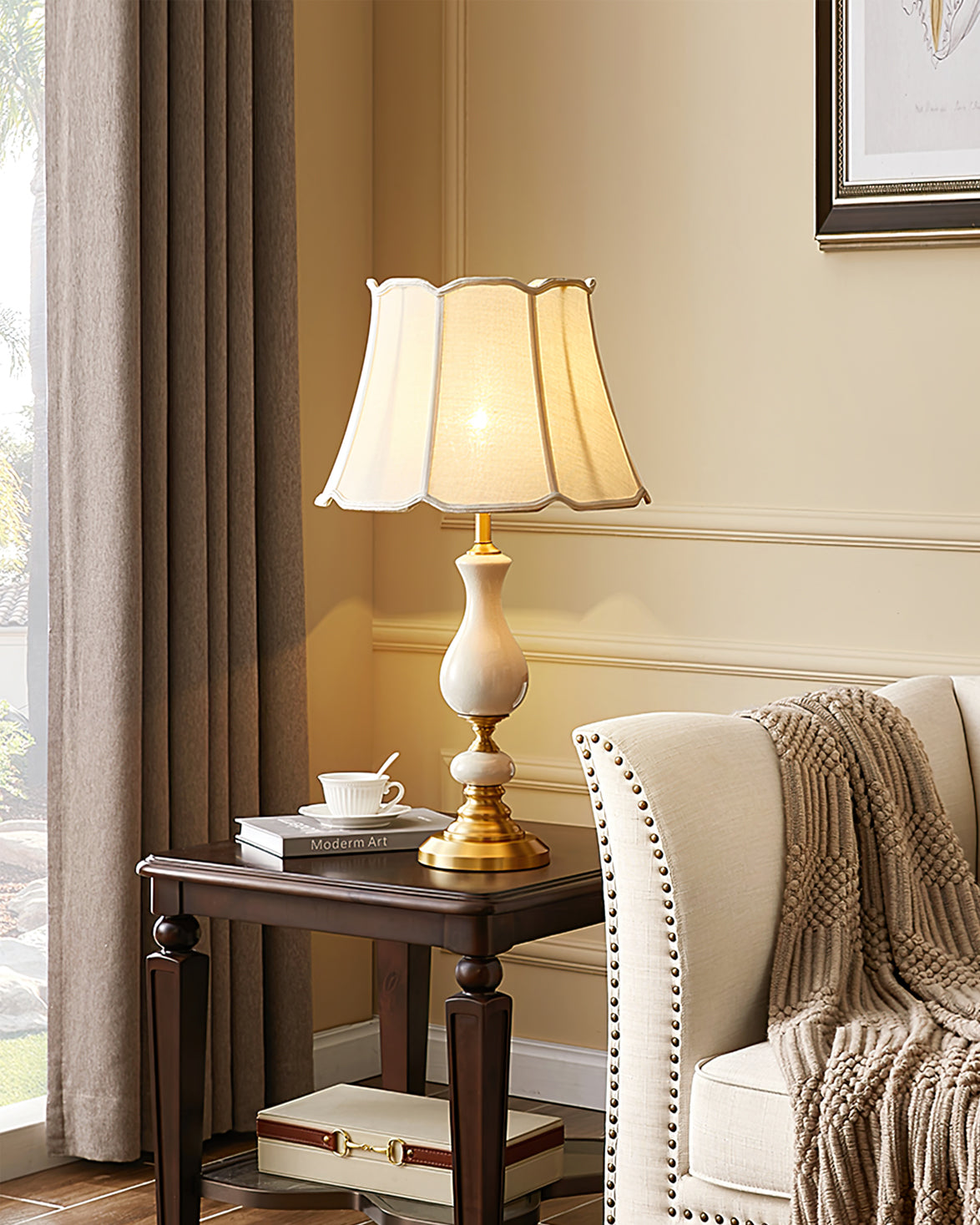 BRAMBLEWOOD ILLUMINATED NIGHTSTAND LANTERN