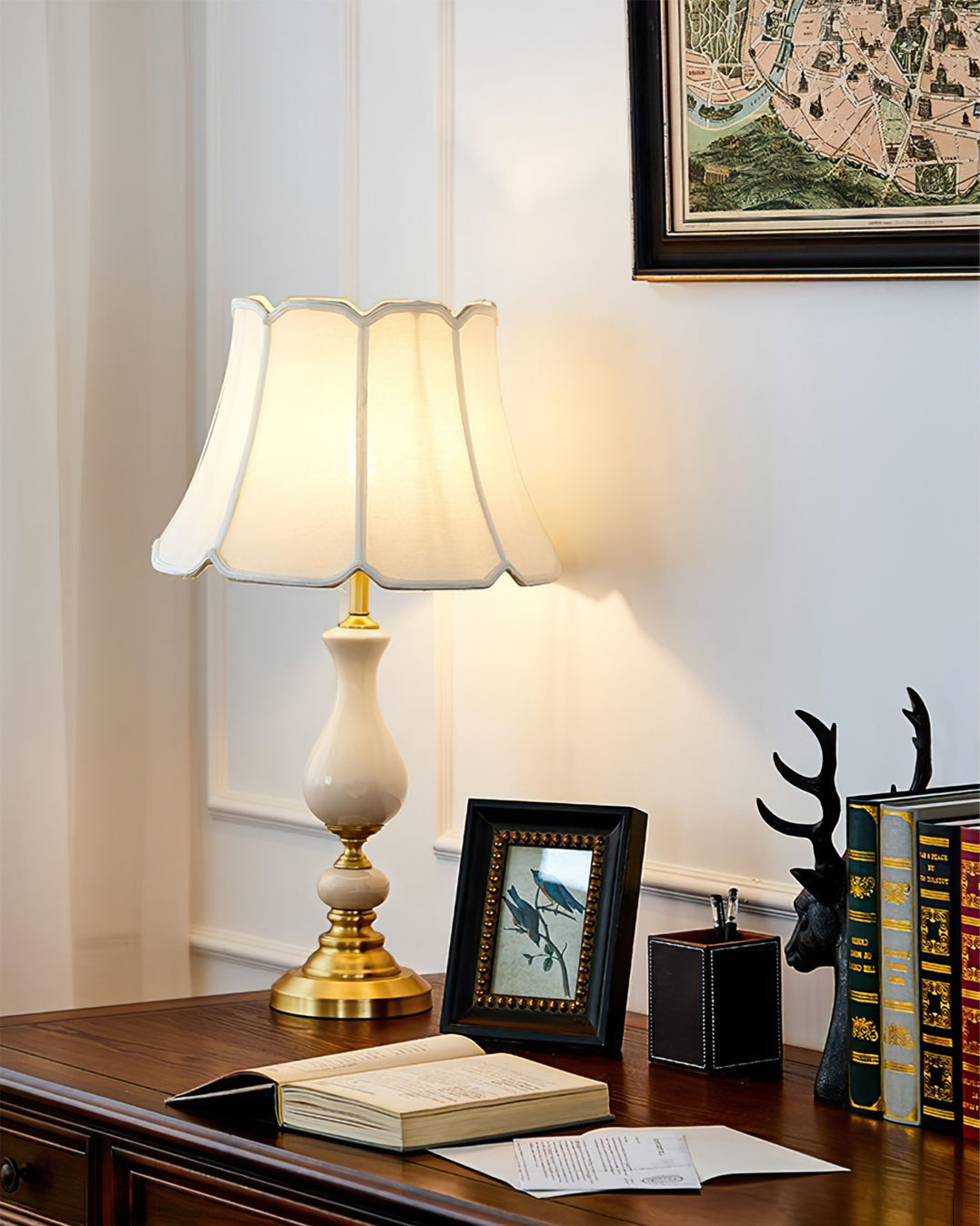 BRAMBLEWOOD ILLUMINATED NIGHTSTAND LANTERN