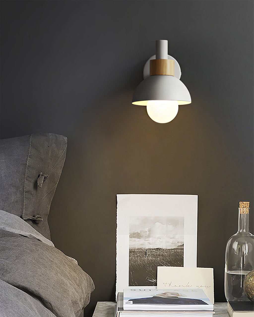 BRAMBLETON AMBER GLOW WALL SCONCE