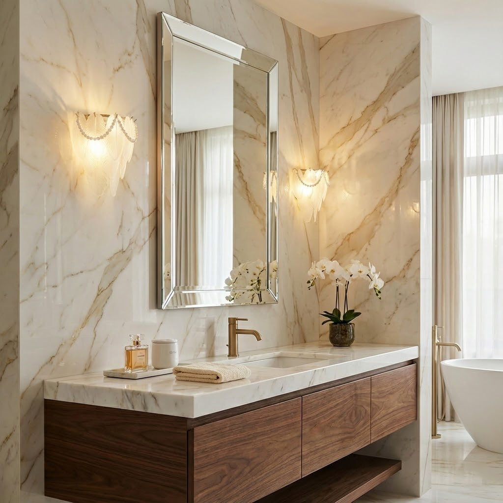 WINDSOR PLUME ILLUMINATED SCONCE