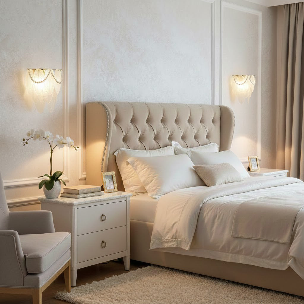 WINDSOR PLUME ILLUMINATED SCONCE