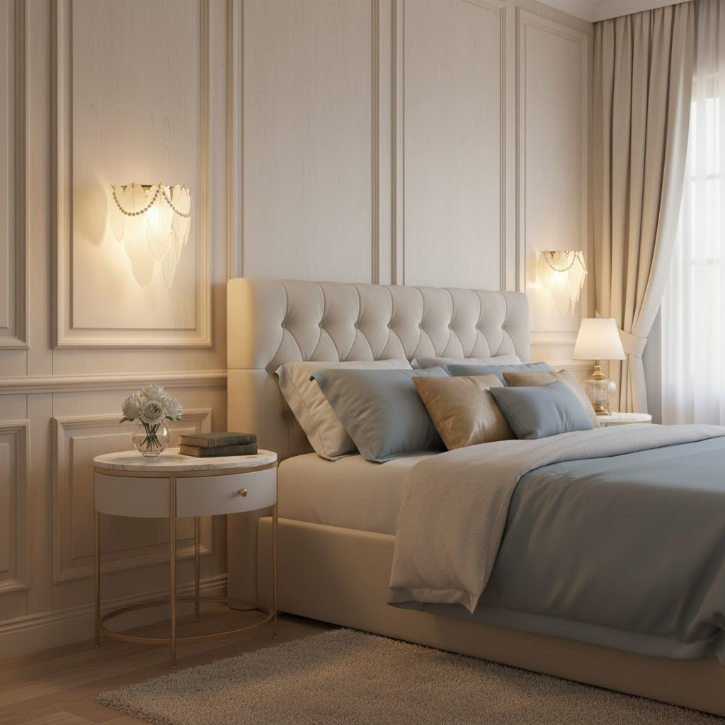 WINDSOR PLUME ILLUMINATED SCONCE